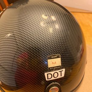 Turtle shell biker helmet